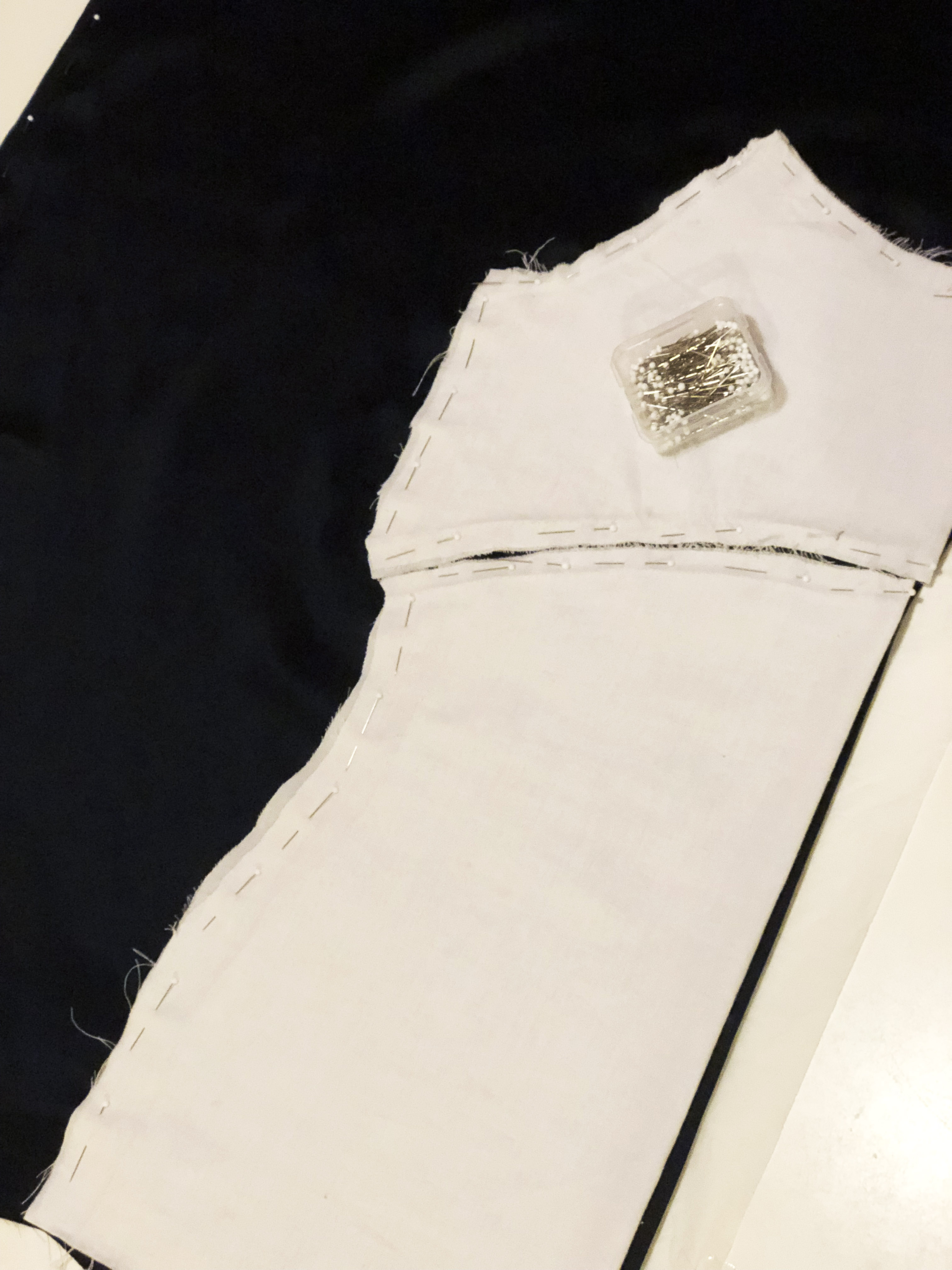 A Mockup of the silk blouse